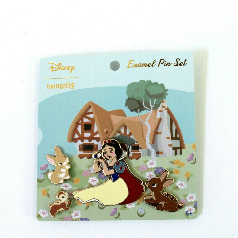 Loungefly Disney Snow White & The Seven Dwarfs Woodland Animals Enamel Pin